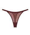 Triumph Signature Sheer String Brief - Decadent Chocolate Knickers