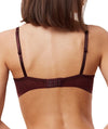 Triumph Signature Sheer Underwired Padded Half Cup Bra - Decadent Chocolate Bras