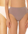 Sloggi Hikini 2 Pack Brief - Pink/Brown Knickers