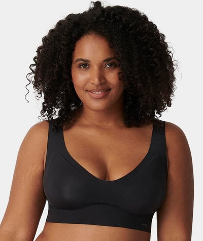 Sloggi ZERO Feel Wire-free Bralette - Black - Curvy Bras