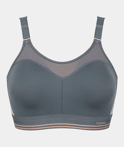 Triumph Triaction Control Lite Minimiser Sports Bra - Grey Bras