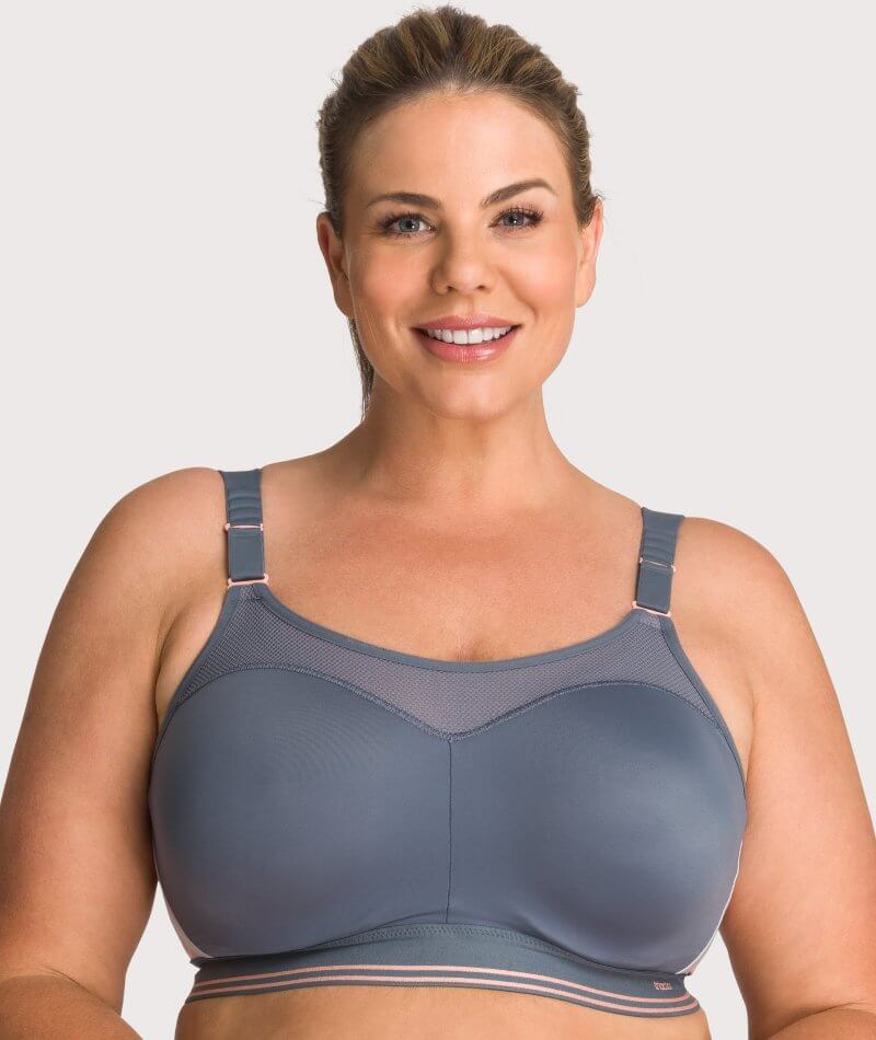 Plus Size High Impact Large Bust Full Coverage Workout Bras, 47% OFF