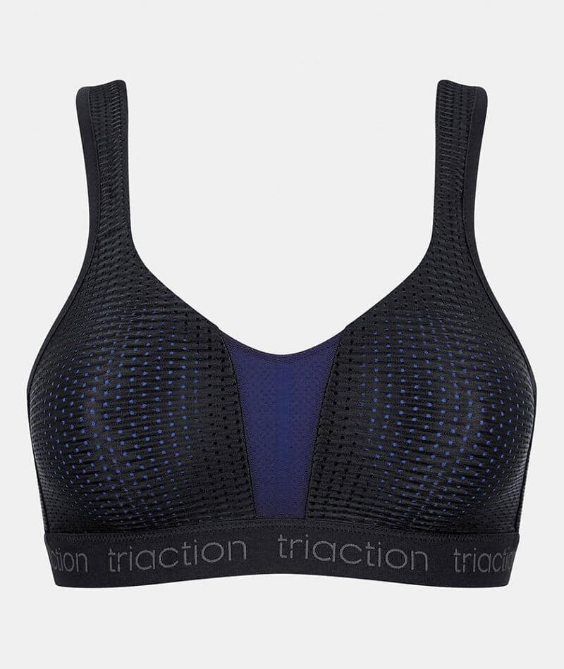 Triumph Triaction Energy Lite Wire-free Sports Bra - Black - Curvy