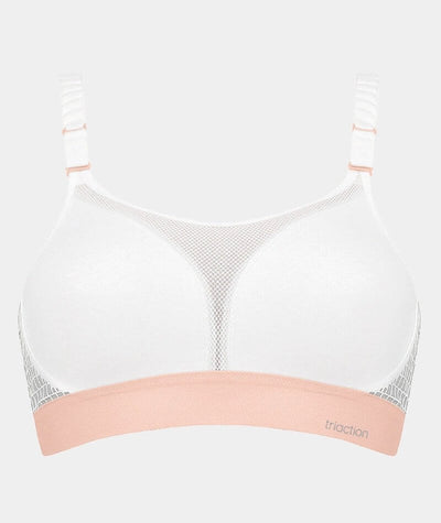 Triumph Triaction Extreme Lite Sports Bra - White Bras