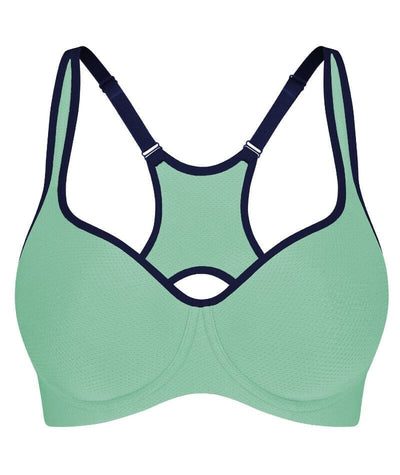 Triumph Triaction Racerback 2 Pack - Green/Dark Combination Bras