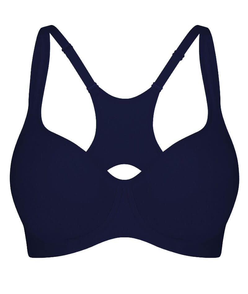 TRIUMPH TRIACTION RACERBACK WHITE SPORTS BRA