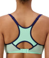 Triumph Triaction Racerback 2 Pack - Green/Dark Combination Bras