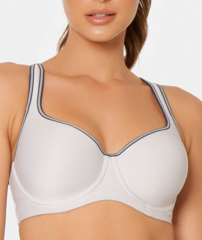 Triumph Triaction Racerback Sports Bra - Platino Bras