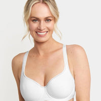 Triumph Triaction Racerback Sports Bra - White