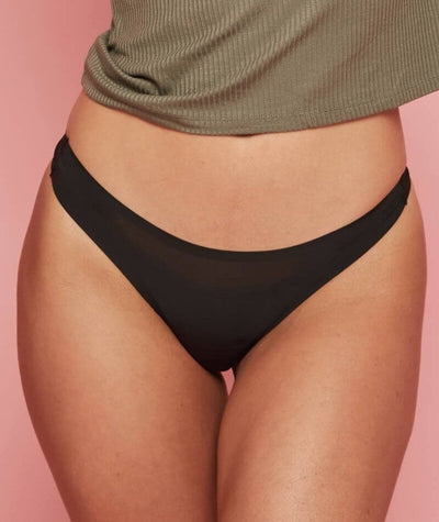 Underline by Finelines Dual Thong - Jet Knickers