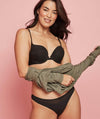 Underline by Finelines Dual Thong - Jet Knickers