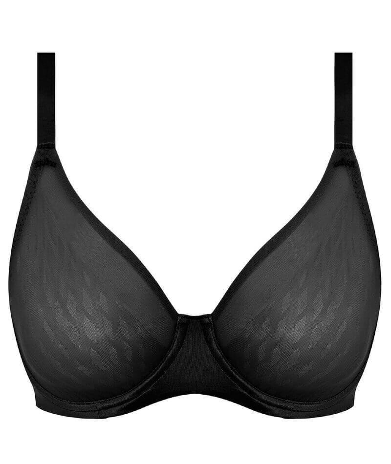 Wacoal Elevated Allure Underwire Bra - Black - Curvy Bras