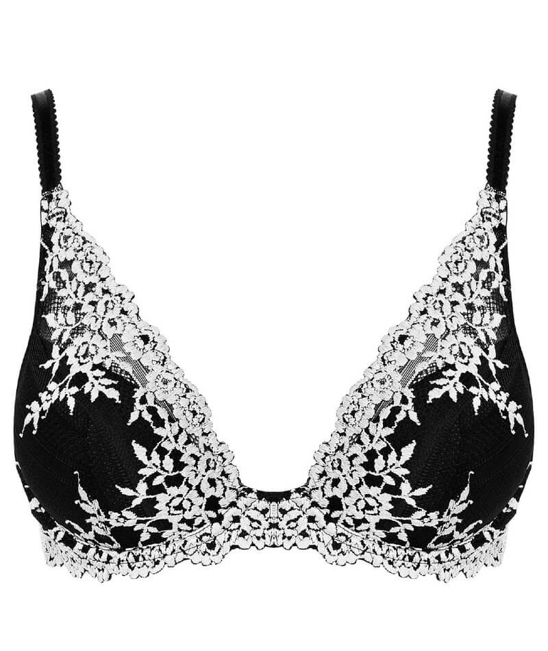 Wacoal Embrace Lace Underwired Bra, Black at John Lewis & Partners