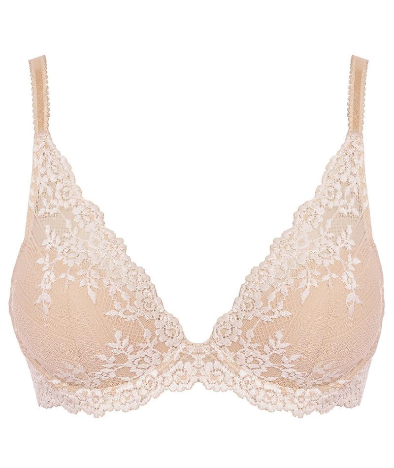 Size 32D Wacoal Lace Perfection Underwired Push Up Georgia