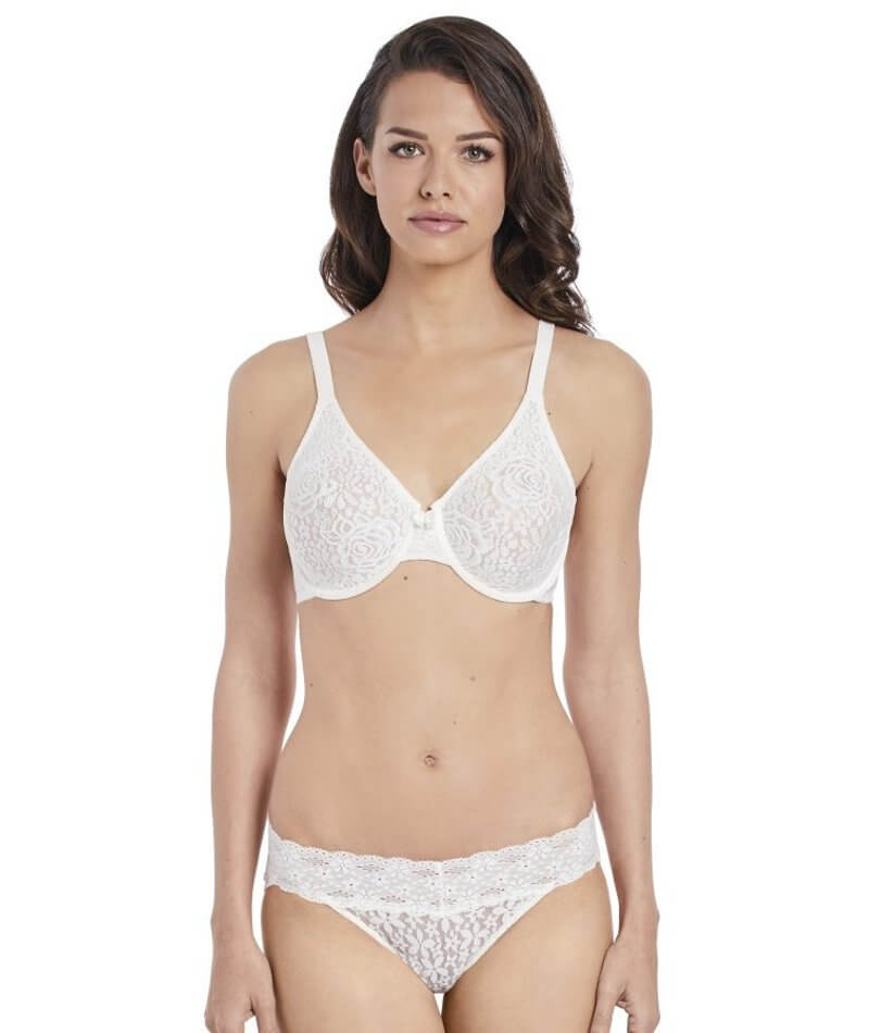 Buy Wacoal Halo Lace Non-Padded Wired 3/4Th Cup Lace Everyday