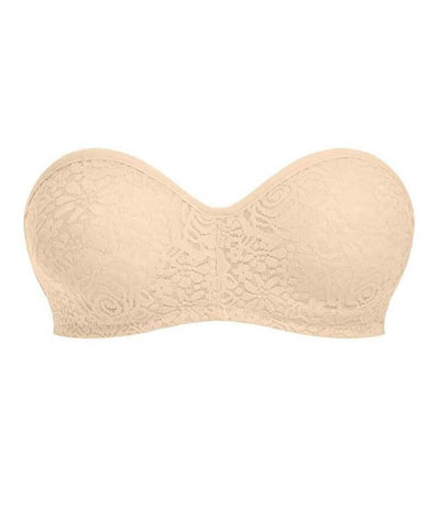 Wacoal Halo Lace Strapless Bra - Nude Bras